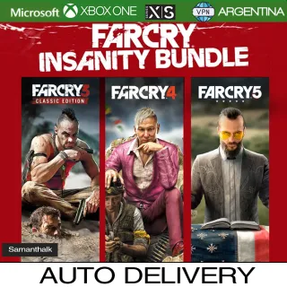 Far Cry Insanity Bundle [𝐈𝐍𝐒𝐓𝐀𝐍𝐓 𝐃𝐄𝐋𝐈𝐕𝐄𝐑𝐘] ( Far Cry 3, 4, 5 )