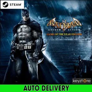 Batman: Arkham Asylum Game of the Year Edition⚡ [ 𝐈𝐍𝐒𝐓𝐀𝐍𝐓 𝐃𝐄𝐋𝐈𝐕𝐄𝐑𝐘⚡]  - Steam PC Key Global