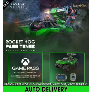 Halo Infinite - Pass Tense Rocket Hog Bundle  ⚡[ 𝐈𝐍𝐒𝐓𝐀𝐍𝐓 ]  Xbox & windows