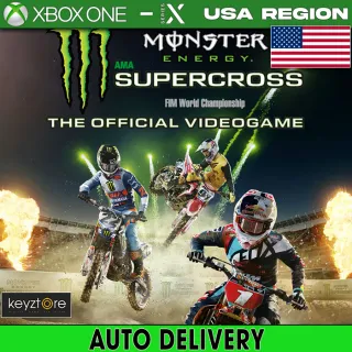 Monster Energy Supercross - The Official Videogame - USA ⚡ [ ⚡𝐈𝐍𝐒𝐓𝐀𝐍𝐓 𝐃𝐄𝐋𝐈𝐕𝐄𝐑𝐘⚡] XBOX One /Series X|S Key ,code