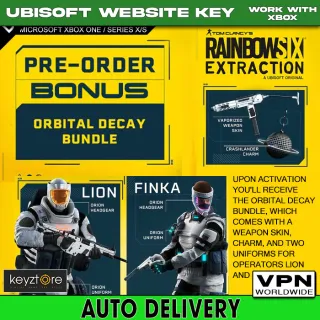 Rainbow Six Extraction Pre-Order Bonus DLC Ubisoft Website Key for XBOX one/ X|S