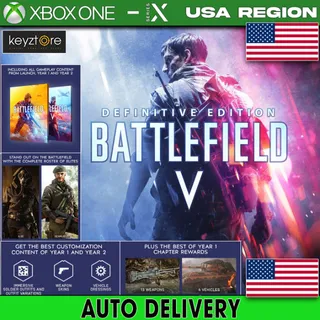 Battlefield V 5 Definitive Edition - USA⚡ [𝐈𝐍𝐒𝐓𝐀𝐍𝐓 𝐃𝐄𝐋𝐈𝐕𝐄𝐑𝐘] ⚡Xbox One & Xbox Series X|S Key code