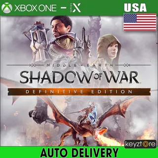 Middle-earth: Shadow of War Definitive Edition⚡ [𝐈𝐍𝐒𝐓𝐀𝐍𝐓 𝐃𝐄𝐋𝐈𝐕𝐄𝐑𝐘] ⚡Xbox Key code