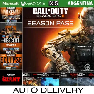 ⚡ Call of Duty: Black Ops III 3 - Season Pass [ ⚡𝐈𝐍𝐒𝐓𝐀𝐍𝐓 𝐃𝐄𝐋𝐈𝐕𝐄𝐑𝐘⚡] xbox AR