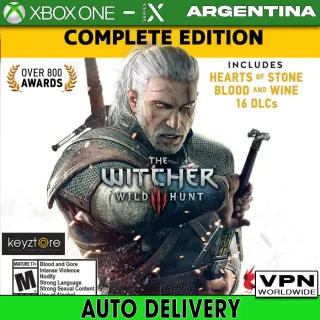 The Witcher 3: Wild Hunt Complete Edition (GOTY) [ ⚡𝐈𝐍𝐒𝐓𝐀𝐍𝐓 𝐃𝐄𝐋𝐈𝐕𝐄𝐑𝐘⚡] XBOX Argentina Key