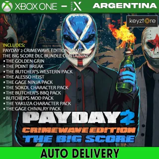 ⚡ PAYDAY 2 Crimewave Edition The Big Score Game Bundle⚡ [𝐈𝐍𝐒𝐓𝐀𝐍𝐓 𝐃𝐄𝐋𝐈𝐕𝐄𝐑𝐘] ⚡ Xbox Key