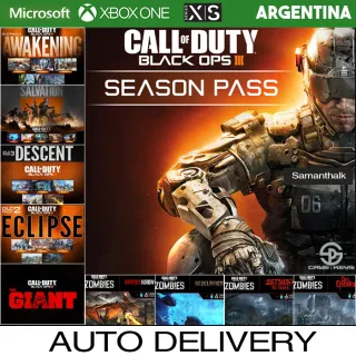 [AUTO] Call of Duty: Black Ops III 3 - Season Pass XBOX AR (INSTANT)