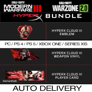 MW3 Warzone HyperX Bundle
