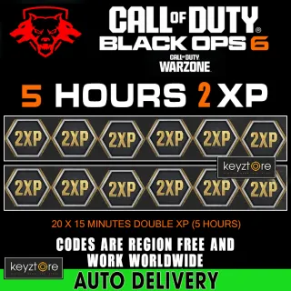COD: Black Ops 6 & 7 - 5 Hours 2 XP⚡  [ 𝐈𝐍𝐒𝐓𝐀𝐍𝐓 𝐃𝐄𝐋𝐈𝐕𝐄𝐑𝐘 ] ⚡ Rank up Double XP Boost Global codes