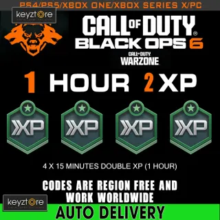 Call of Duty: Black Ops 6 - ⚡ [1 Hour] 2 XP⚡  1 Hour Double XP⚡  [ 𝐈𝐍𝐒𝐓𝐀𝐍𝐓 𝐃𝐄𝐋𝐈𝐕𝐄𝐑𝐘 ]  Global Codes