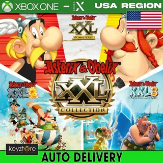 Asterix & Obelix XXL Collection ⚡USA  [𝐈𝐍𝐒𝐓𝐀𝐍𝐓 𝐃𝐄𝐋𝐈𝐕𝐄𝐑𝐘] ⚡Xbox Key code USA