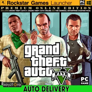 Grand Theft Auto V Premium Edition - GTA5 [𝐈𝐍𝐒𝐓𝐀𝐍𝐓] PC Rockstar Launcher Key Code GLOBAL