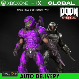 DOOM Eternal - Raze Hell Cosmetics Pack⚡ [ 𝐈𝐍𝐒𝐓𝐀𝐍𝐓 𝐃𝐄𝐋𝐈𝐕𝐄𝐑𝐘 ]⚡ Xbox Code 