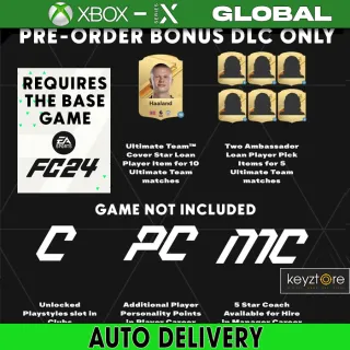 EA Sports FC 24 - Pre-order Bonus DLC Only⚡  [ ⚡𝐈𝐍𝐒𝐓𝐀𝐍𝐓 𝐃𝐄𝐋𝐈𝐕𝐄𝐑𝐘⚡]