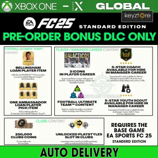 EA SPORTS FC 25 - Pre-order Bonus DLC⚡ [ 𝐈𝐍𝐒𝐓𝐀𝐍𝐓 𝐃𝐄𝐋𝐈𝐕𝐄𝐑𝐘 ]⚡Xbox one - Series X|S Code 