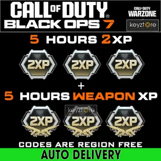 COD Black Ops 7 - 5 Hours 2XP + 5 Hours Weapon 2XP⚡[ 𝐈𝐍𝐒𝐓𝐀𝐍𝐓 𝐃𝐄𝐋𝐈𝐕𝐄𝐑𝐘 ]⚡Double XP & Weapon XP Boost