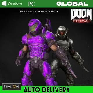 DOOM Eternal - Raze Hell Cosmetics Pack⚡ [ 𝐈𝐍𝐒𝐓𝐀𝐍𝐓 𝐃𝐄𝐋𝐈𝐕𝐄𝐑𝐘 ]⚡Windows PC - Code