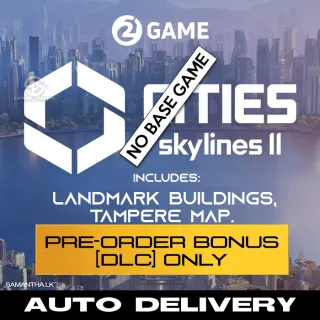 [AUTO] Cities Skylines 2 Pre-Order Bonus DLC PC Steam GLOBAL Key