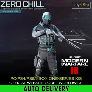 COD MW3 Zero Chill Operator Skin⚡ [ ⚡𝐈𝐍𝐒𝐓𝐀𝐍𝐓 𝐃𝐄𝐋𝐈𝐕𝐄𝐑𝐘⚡] Call of Duty + Monster energy  MW III