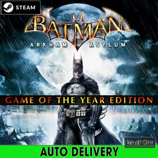 Batman: Arkham Asylum GOTY Edition ⚡ [ 𝐈𝐍𝐒𝐓𝐀𝐍𝐓 𝐃𝐄𝐋𝐈𝐕𝐄𝐑𝐘⚡]  - Steam PC Key Global