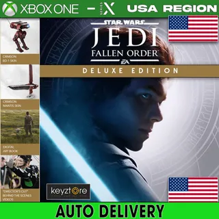 STAR WARS Jedi: Fallen Order Deluxe Edition⚡ USA  [𝐈𝐍𝐒𝐓𝐀𝐍𝐓 𝐃𝐄𝐋𝐈𝐕𝐄𝐑𝐘] ⚡Xbox One & Xbox Series X|S Key code