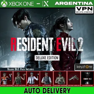 Resident Evil 2 / Biohazard RE:2 Deluxe Edition ⚡  [ ⚡𝐈𝐍𝐒𝐓𝐀𝐍𝐓 𝐃𝐄𝐋𝐈𝐕𝐄𝐑𝐘⚡] Xbox Argentina Key Code