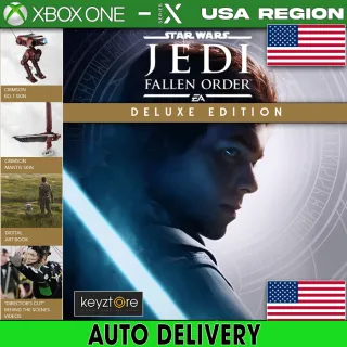 STAR WARS Jedi: Fallen Order Deluxe Edition⚡ USA  [𝐈𝐍𝐒𝐓𝐀𝐍𝐓 𝐃𝐄𝐋𝐈𝐕𝐄𝐑𝐘] ⚡Xbox One & Xbox Series X|S Key code