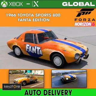 Forza Horizon 6 - 1965 Toyota Sports 800 Fanta Edition⚡ [ 𝐈𝐍𝐒𝐓𝐀𝐍𝐓 𝐃𝐄𝐋𝐈𝐕𝐄𝐑𝐘 ] ⚡Global (Region free)  XBOX Key Code