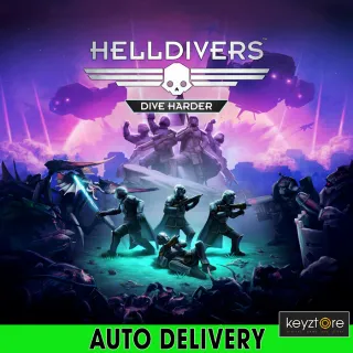 HELLDIVERS Dive Harder Edition⚡ NA [ 𝐈𝐍𝐒𝐓𝐀𝐍𝐓 𝐃𝐄𝐋𝐈𝐕𝐄𝐑𝐘⚡]  - Steam PC Key US / Canada 