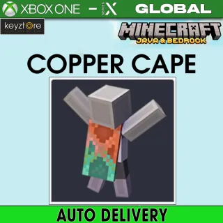 Minecraft: Copper Cape DLC ⚡ [ 𝐈𝐍𝐒𝐓𝐀𝐍𝐓 𝐃𝐄𝐋𝐈𝐕𝐄𝐑𝐘 ] ⚡ - Java & Bedrock Key Code XBOX