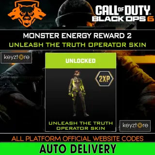 Black Ops 6 - Unleash the Truth Operator Skin⚡ [𝐈𝐍𝐒𝐓𝐀𝐍𝐓 𝐃𝐄𝐋𝐈𝐕𝐄𝐑𝐘]⚡Call of Duty Key All Platform GLOBAL