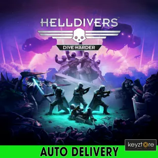 HELLDIVERS Dive Harder Edition⚡ [ 𝐈𝐍𝐒𝐓𝐀𝐍𝐓 𝐃𝐄𝐋𝐈𝐕𝐄𝐑𝐘⚡]  - Steam PC Key GLOBAL