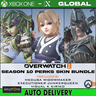 Overwatch 2 - Season 10 Perks Skin Bundle⚡ [ 𝐈𝐍𝐒𝐓𝐀𝐍𝐓 𝐃𝐄𝐋𝐈𝐕𝐄𝐑𝐘 ] ⚡ - XBOX Key Global