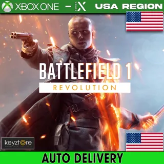 Battlefield 1 Revolution - USA⚡ [𝐈𝐍𝐒𝐓𝐀𝐍𝐓 𝐃𝐄𝐋𝐈𝐕𝐄𝐑𝐘] ⚡Xbox One & Xbox Series X|S Key code
