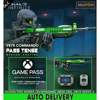 Halo Infinite - Pass Tense VK78 Commando Bundle ⚡[ 𝐈𝐍𝐒𝐓𝐀𝐍𝐓 ]  Xbox & windows