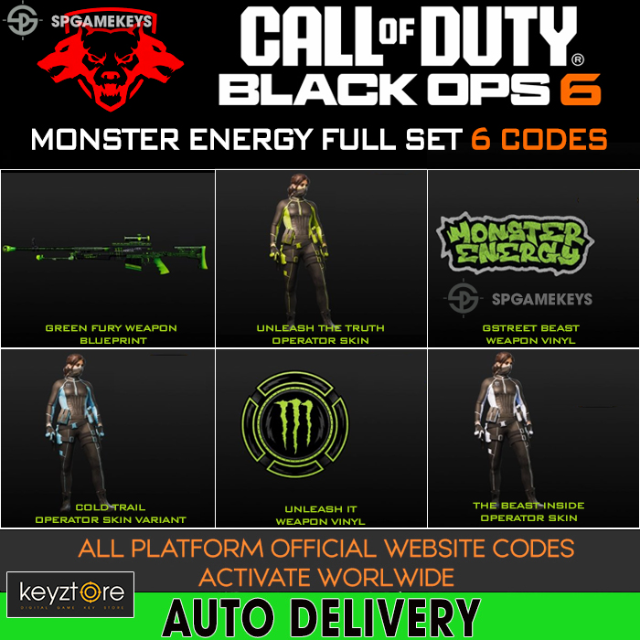 Black Ops 6 - Monster Energy Rewards Full Set⚡[ 𝐈𝐍𝐒𝐓𝐀𝐍𝐓 𝐃𝐄𝐋𝐈𝐕𝐄𝐑𝐘 ...