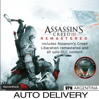 [AUTO] Assassin's Creed 3 III Remastered AR XBOX  ( INSTANT )