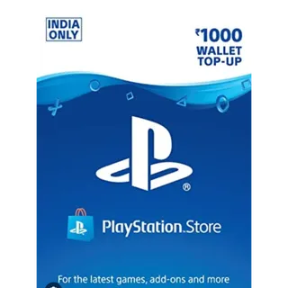 1000 INR PLAY STATION GIFT CARD