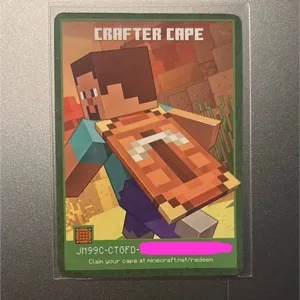 Minecraft Crafter Cape | Instant code when bought
