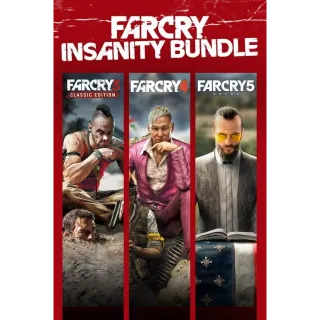 Far Cry Insanity Bundle [𝐀𝐔𝐓𝐎 𝐃𝐄𝐋𝐈𝐕𝐄𝐑𝐘]