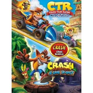 Crash Team Racing Nitro-Fueled + Crash Bandicoot N'Sane Trilogy Bundle