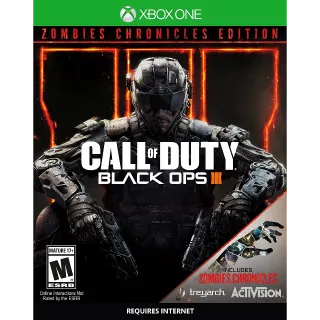 Call of Duty Black Ops III 3 Zombies Chronicles Edition 
