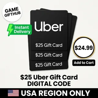 $25.00 USD Uber | US | Uber Eats | Instant Delivery 