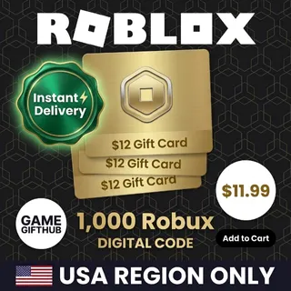 1000 Robux | US | Instant Delivery | Roblox