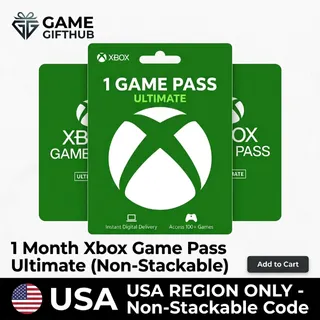 Xbox Game Pass 1-month |US| First Delivery | Non-Stockable
