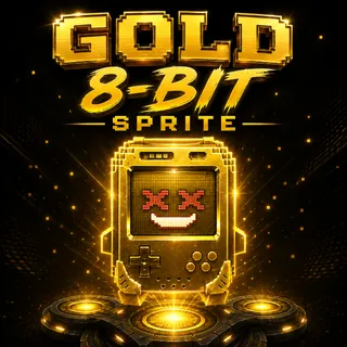 Gold 8-Bit Sprite