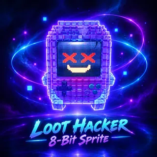 Loot Hacker 8-Bit Sprite