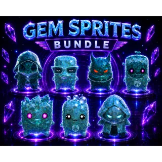 Gem Sprites Bundle (Without Gem Llama)