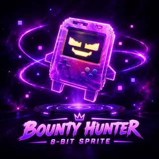 Bounty Hunter 8-Bit Sprite