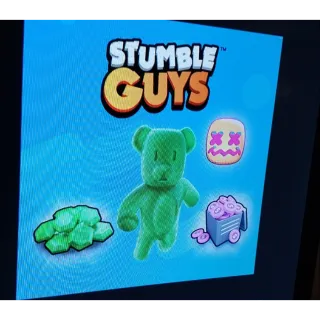 Stumble Guys Candie Bear Bundle 